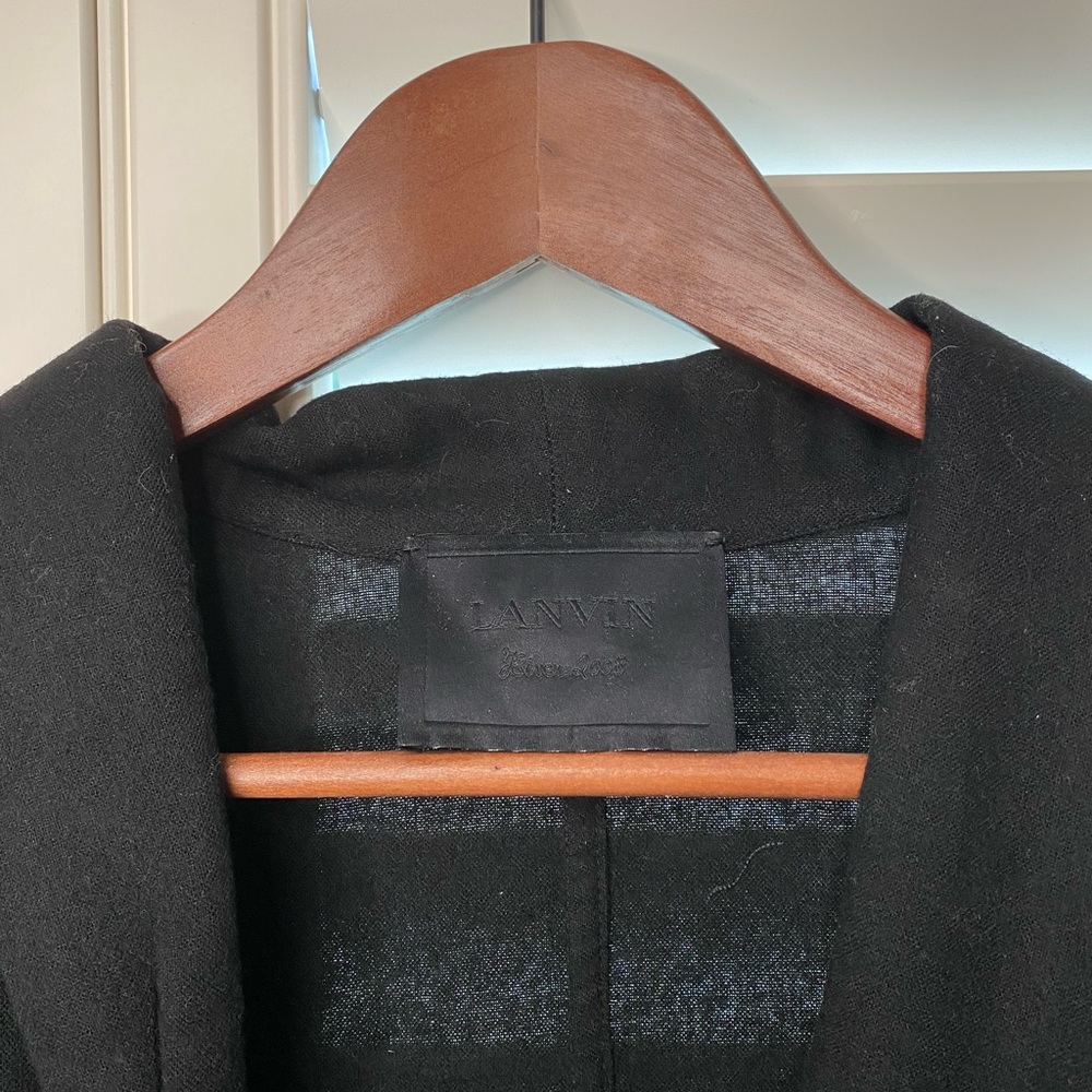 Lanvin Deconstructed Wool Jacket - image 2